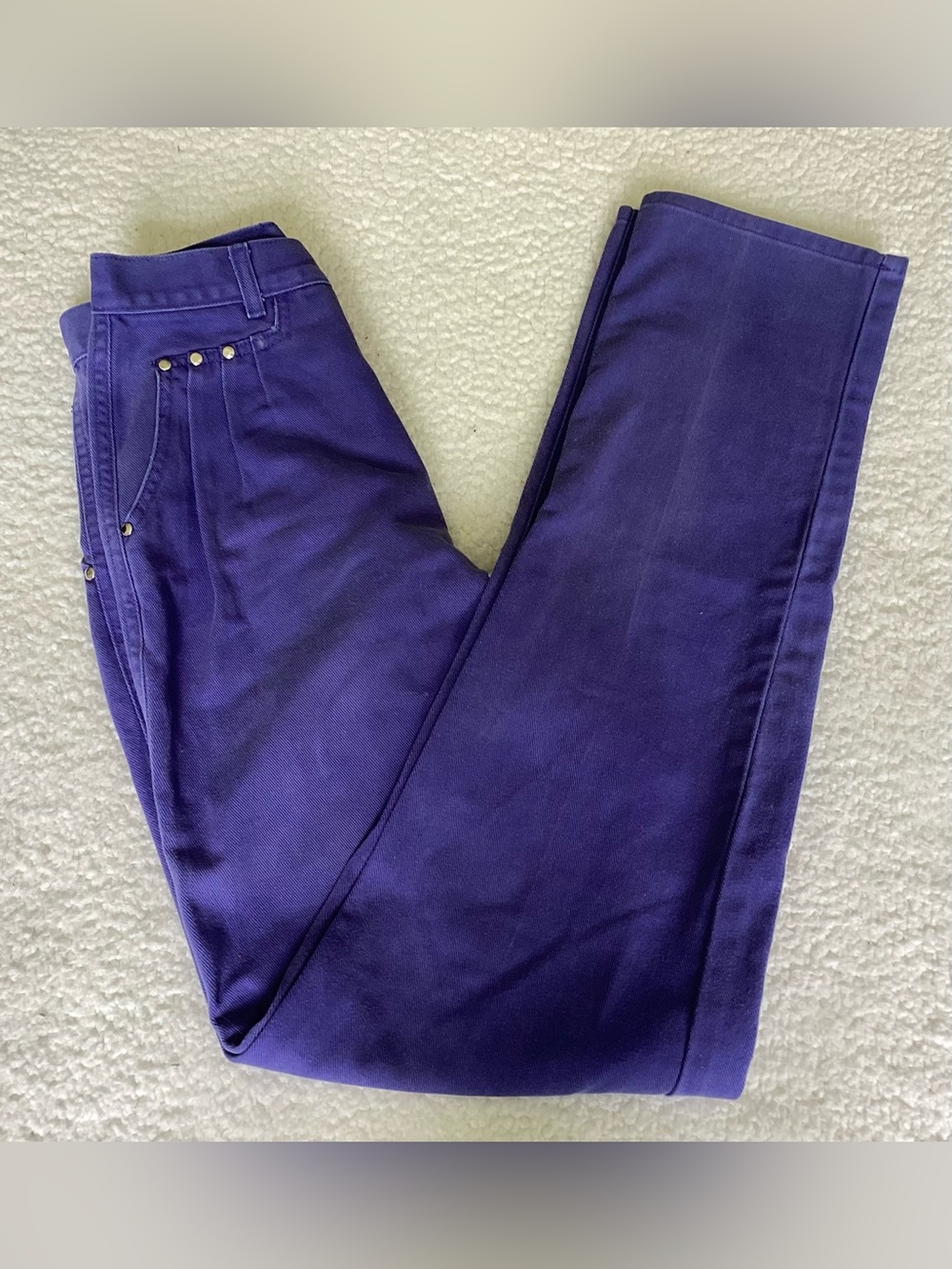 Vintage Rocky Mountain Purple Western Studded High Rise Pants 27x34